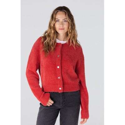 Cloe plush vest | Rood