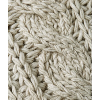 FAYENNA vest met wol - warm grey melange