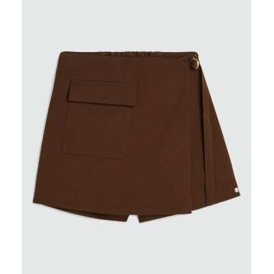 MARLON skort - dark brown