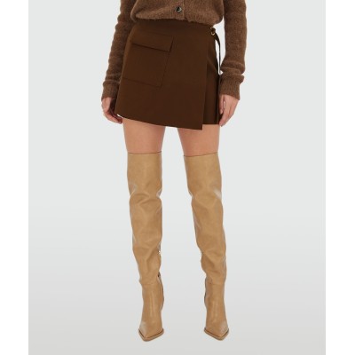 MARLON skort - dark brown
