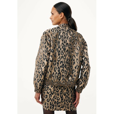 LEOPARD JACQUARD BOMER