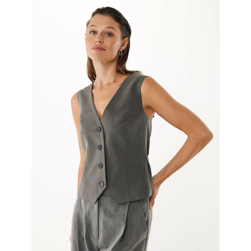 PINSTRIPE LUREX GILET