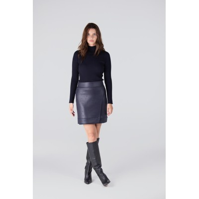 Bella trui fine rib | Donkerblauw