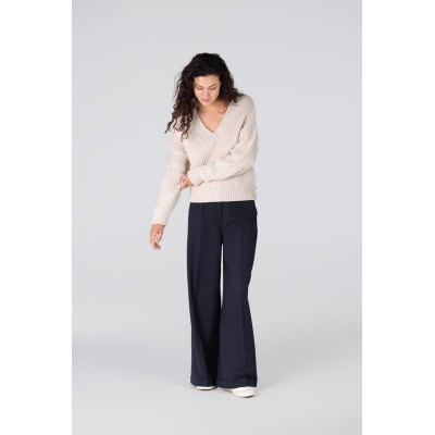Dawn trui met v-hals | Off white