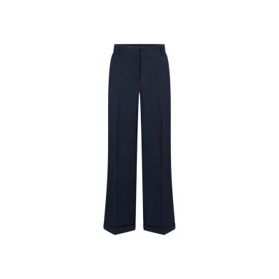 Hella wide leg pantalon | Donkerblauw