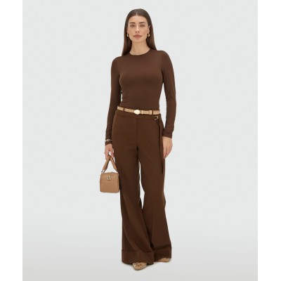 FELICE fitted body - dark brown