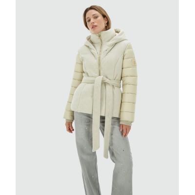 GRACIA puffer coat - light beige