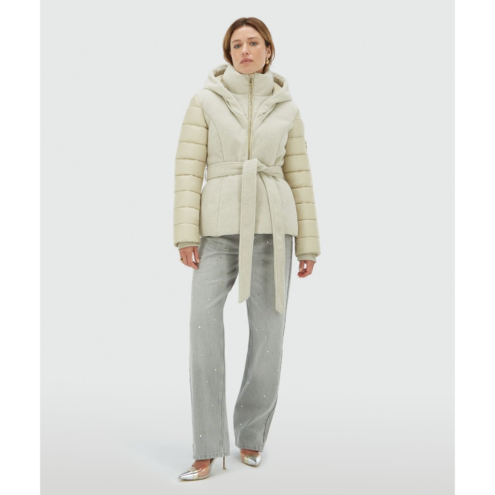 GRACIA puffer coat - light beige