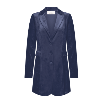 7624 - BLAZER TUXY VELOUR - MARINE