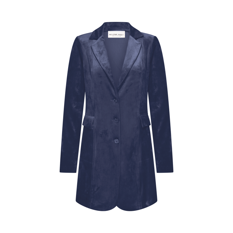 7624 - BLAZER TUXY VELOUR - MARINE