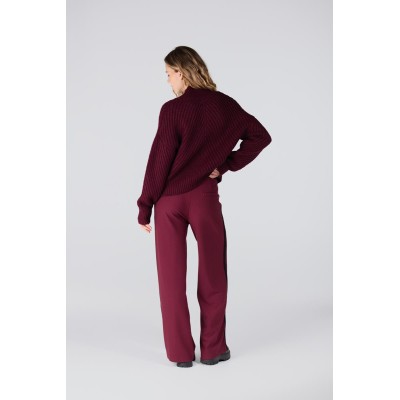 Doutzen oversized coltrui | Donkerrood