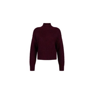 Doutzen oversized coltrui | Donkerrood