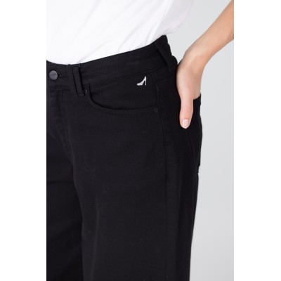Darling wide leg jeans | Zwart denim