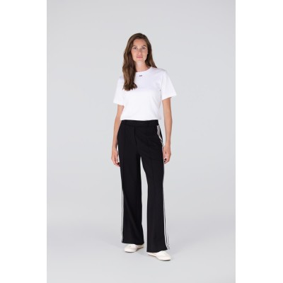 Jitte t-shirt met zwart logo | Wit
