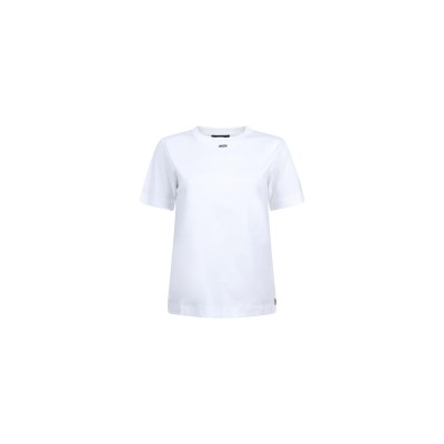 Jitte t-shirt met zwart logo | Wit