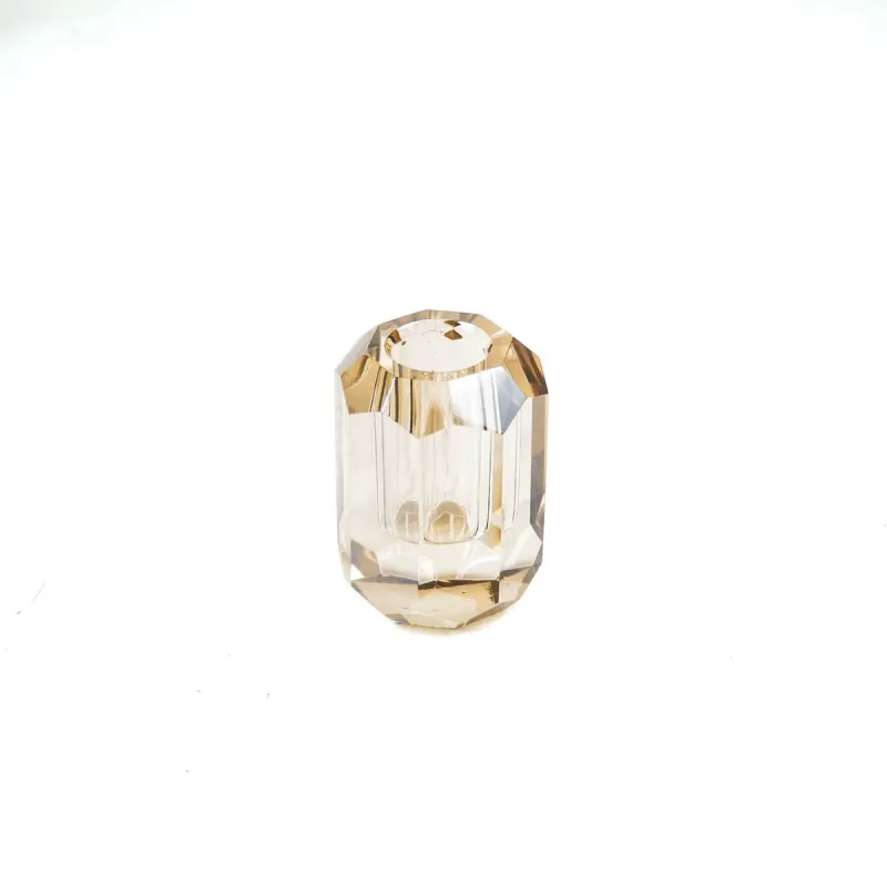 Housevitamin Kristal Kandelaar- 5x5x7cm doorzichtig