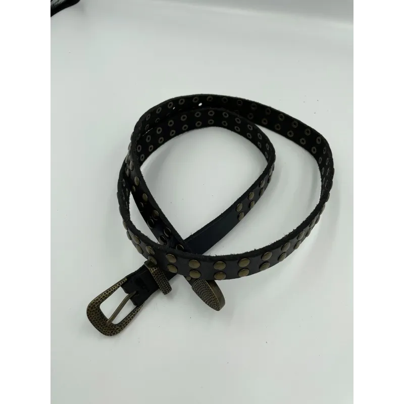 RIEM MET STUDS MAAT 85 - Zwarte riem 85 cm | ELVY