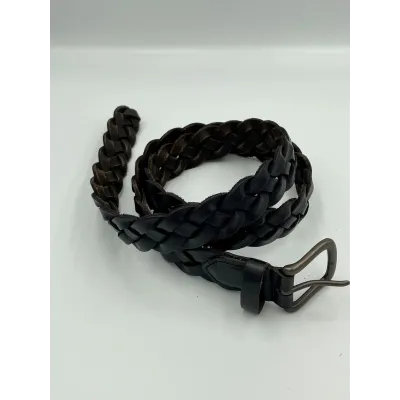 RIEM MEN BELT ZWART VLECHT