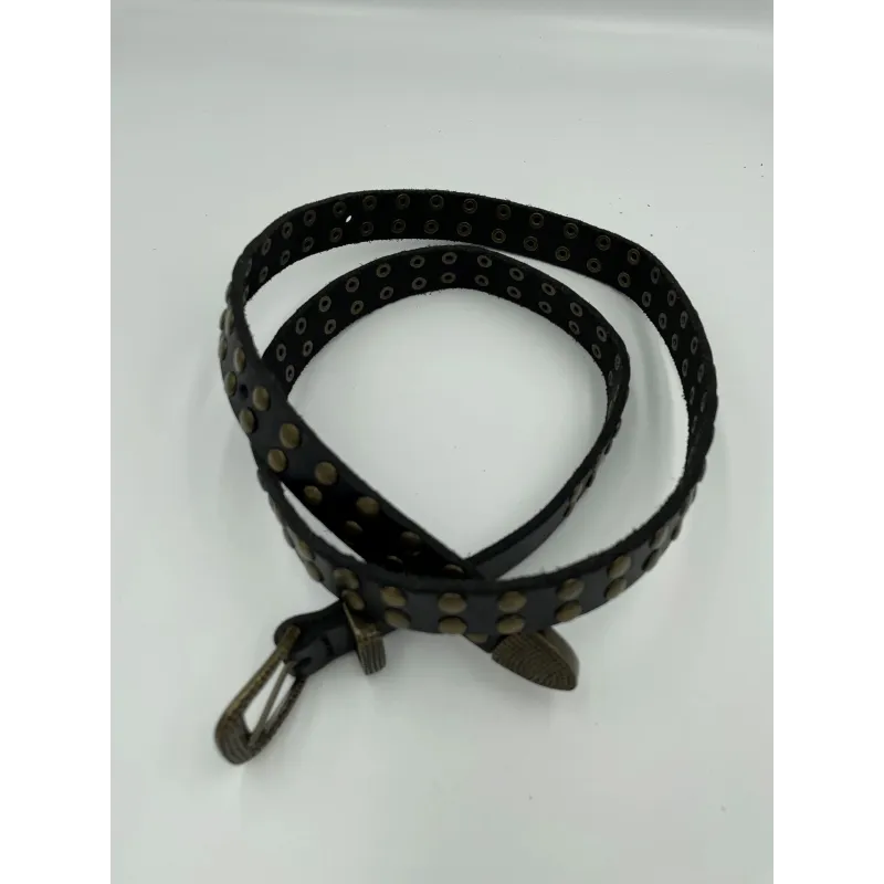 Riem Black Gold Dots - Riem met studs - ELVY