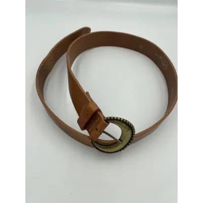 RIEM CRESCENT BELT NATURAL GOLD