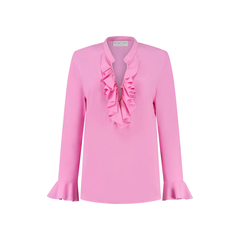 BLOUSE RUCHE - PINK