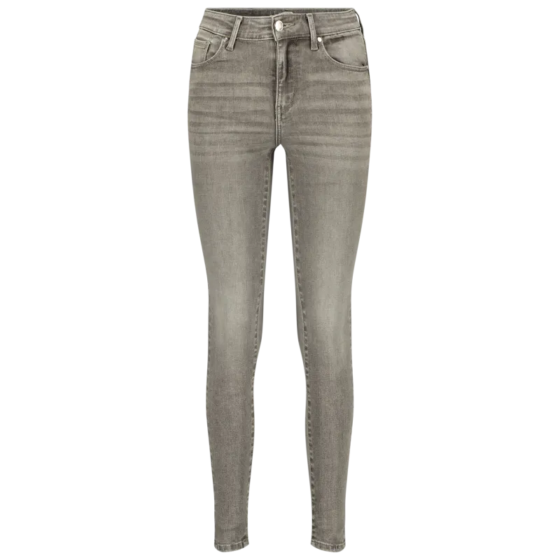 Blossom Mid Grey Stone - Skinny Jeans Grijs | Raizzed