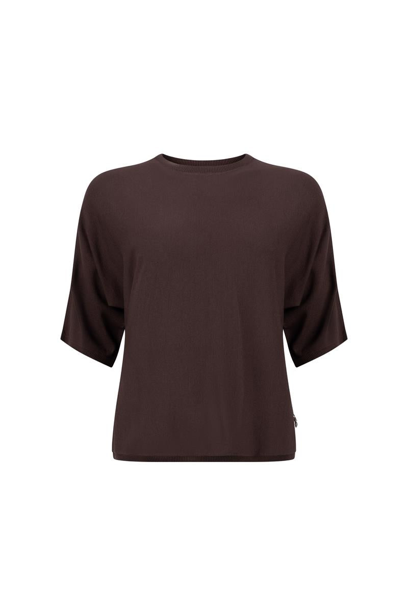 Aniek top in bruin