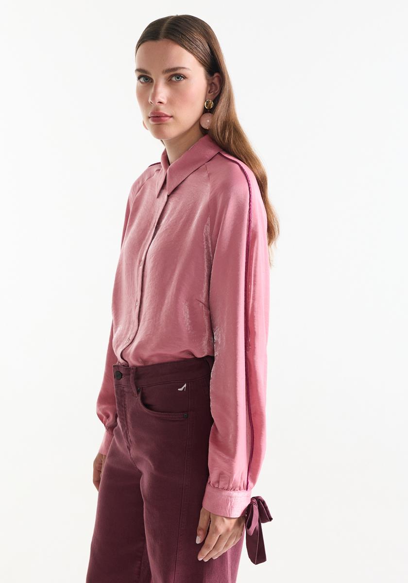 Roze blouse Indie
