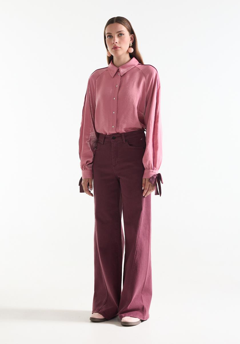 Roze blouse Indie