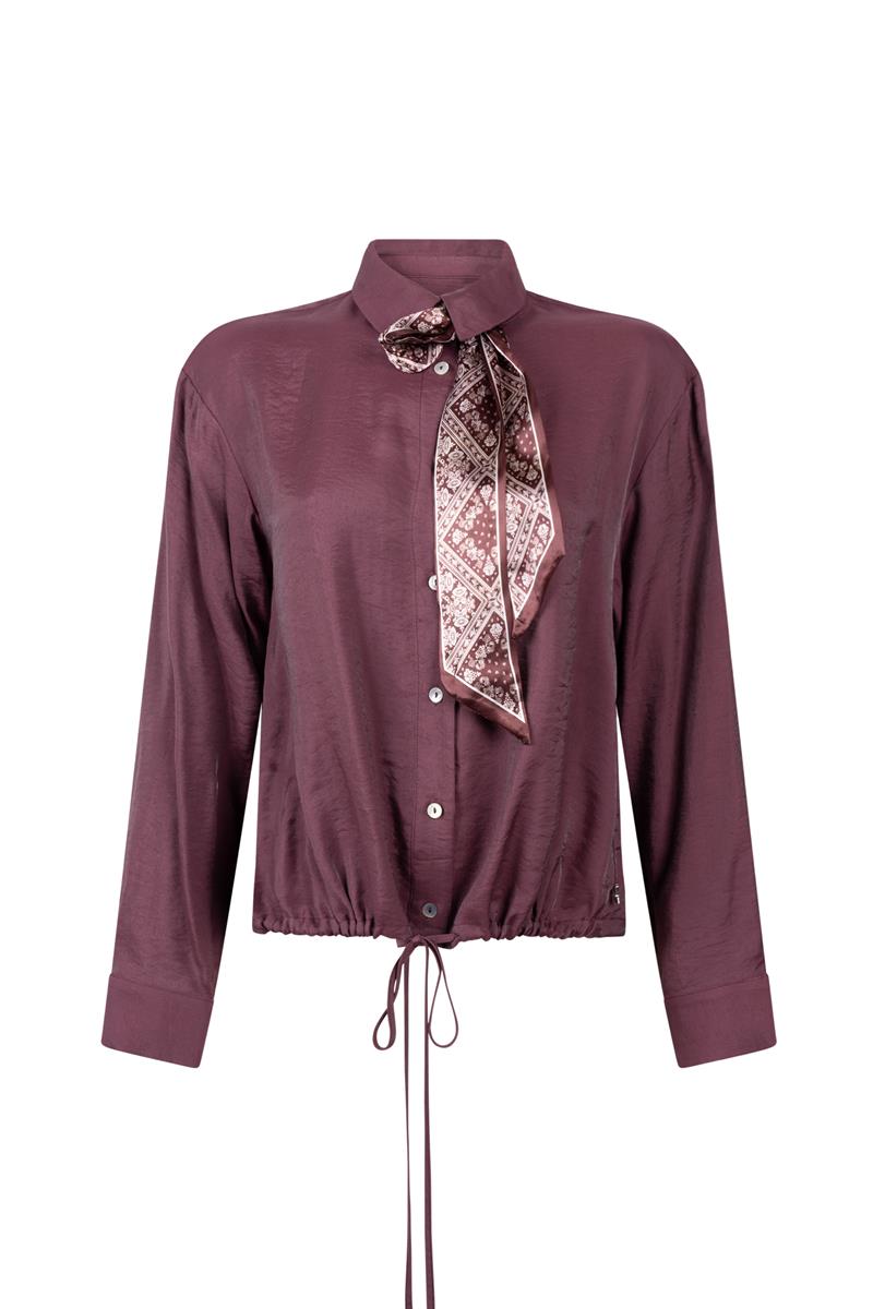Blouse Inez | Wijnrood