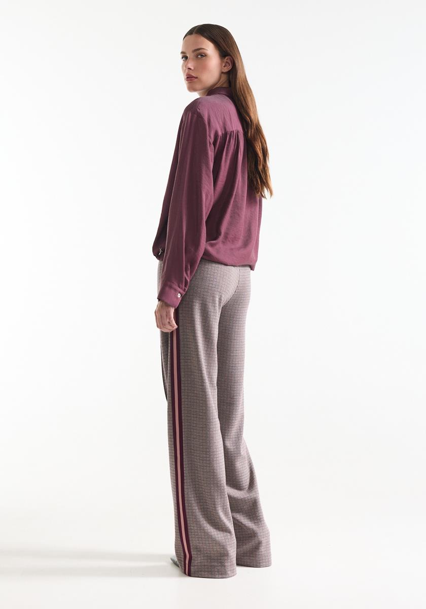 Blouse Inez | Wijnrood