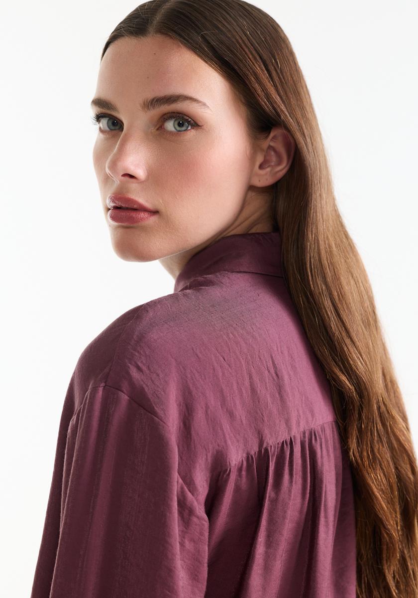Blouse Inez | Wijnrood