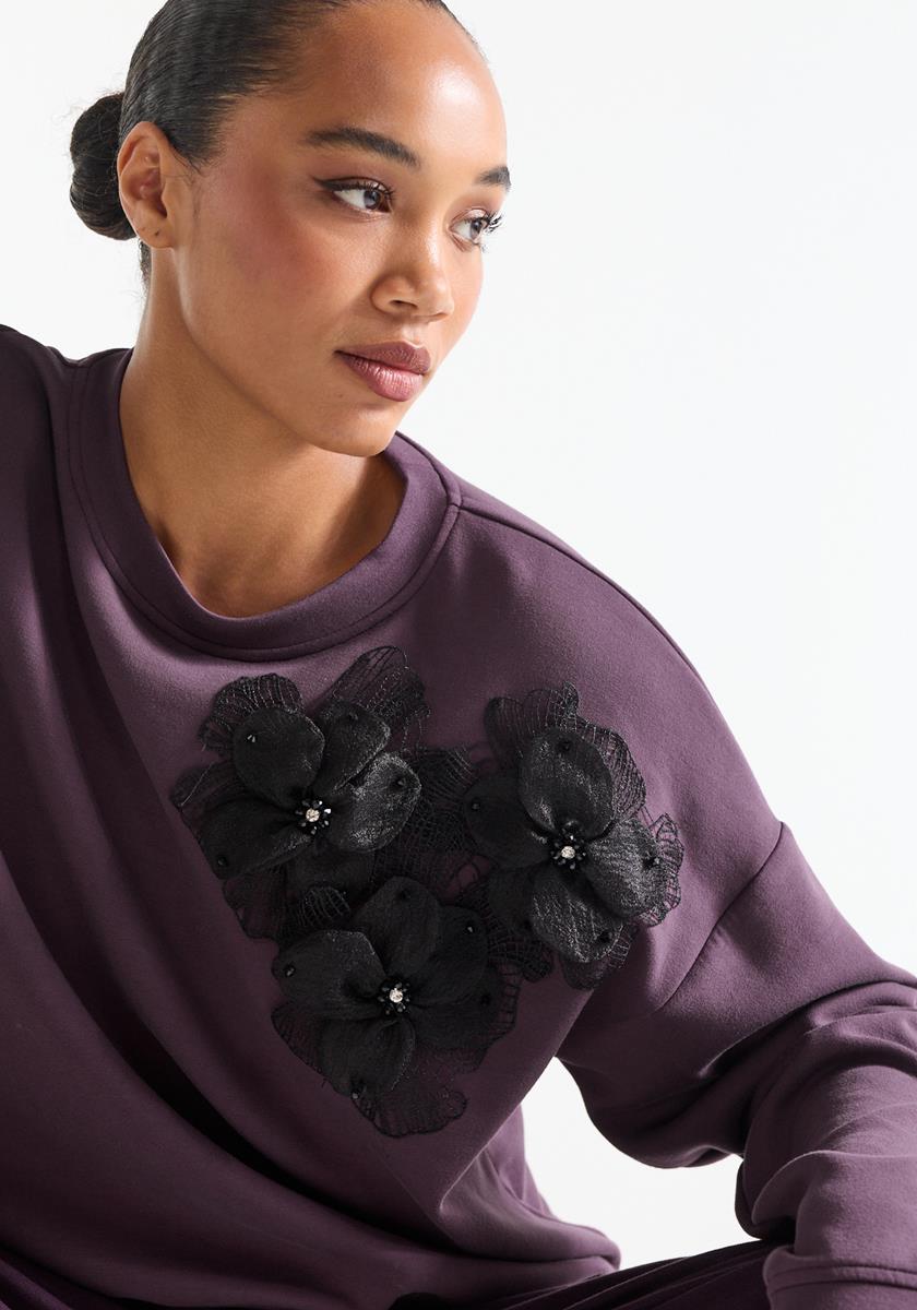 Sweater Carola paars