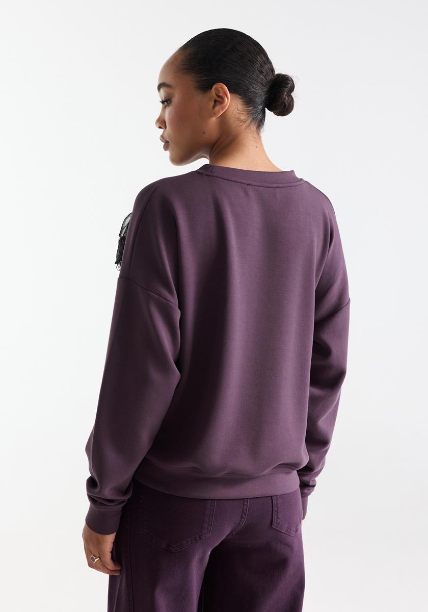 Sweater Carola paars