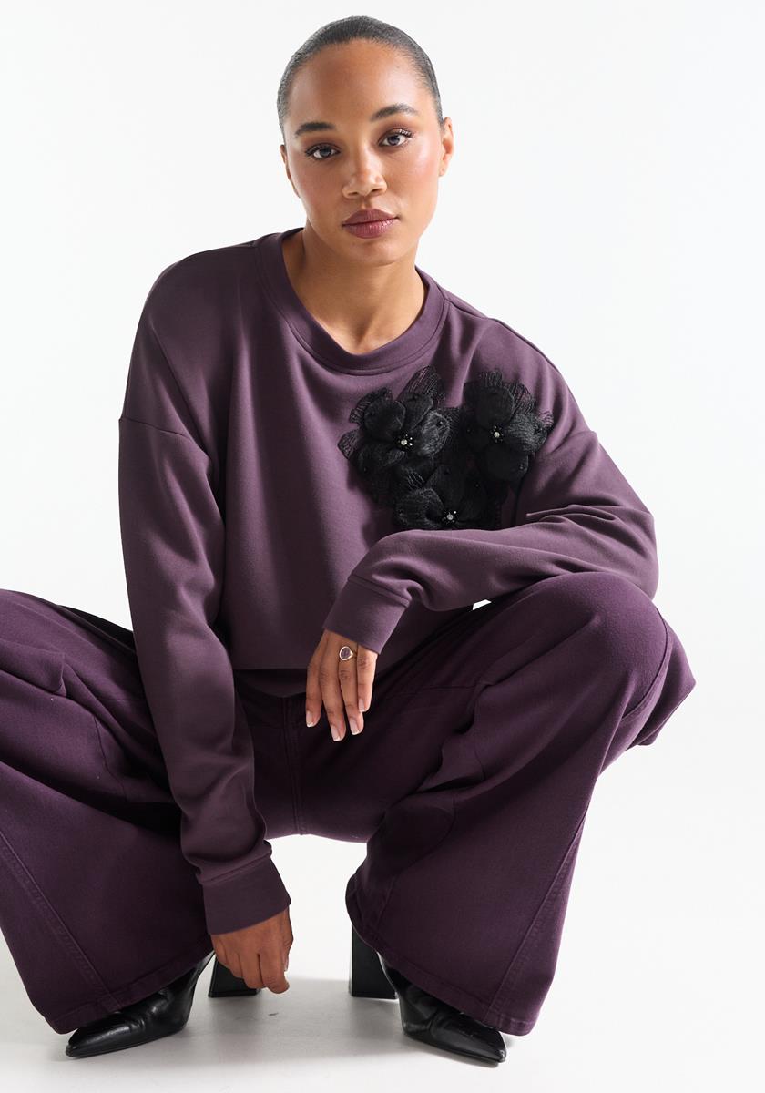 Sweater Carola paars