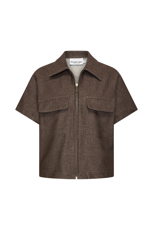 Blazer Mel Lano Linnen - Choco