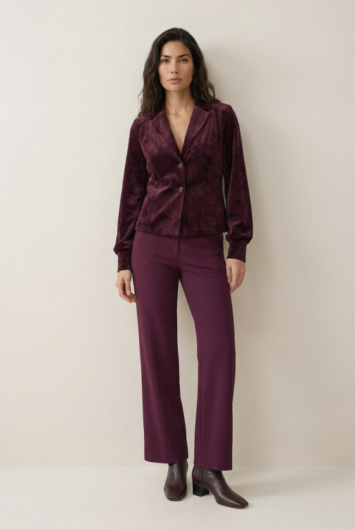 Broek Soul Lano Uni (Burgundy 7801)