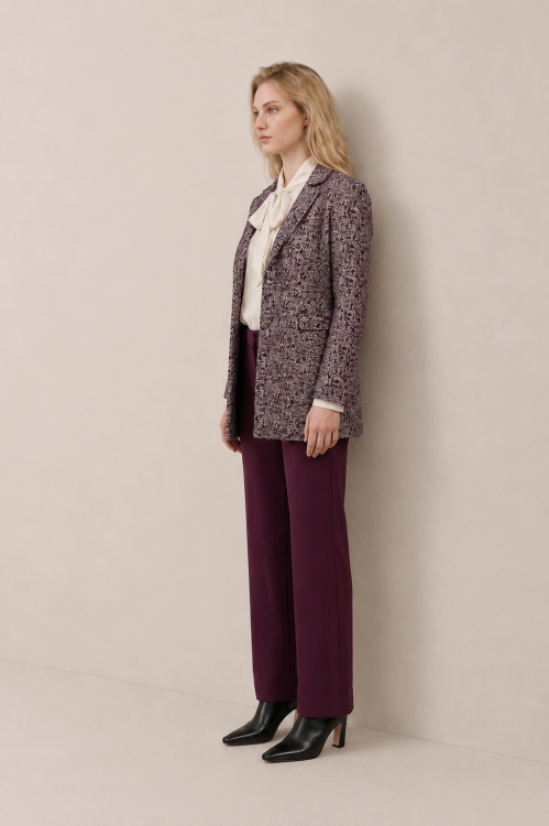 Broek Soul Lano Uni (Burgundy 7801)