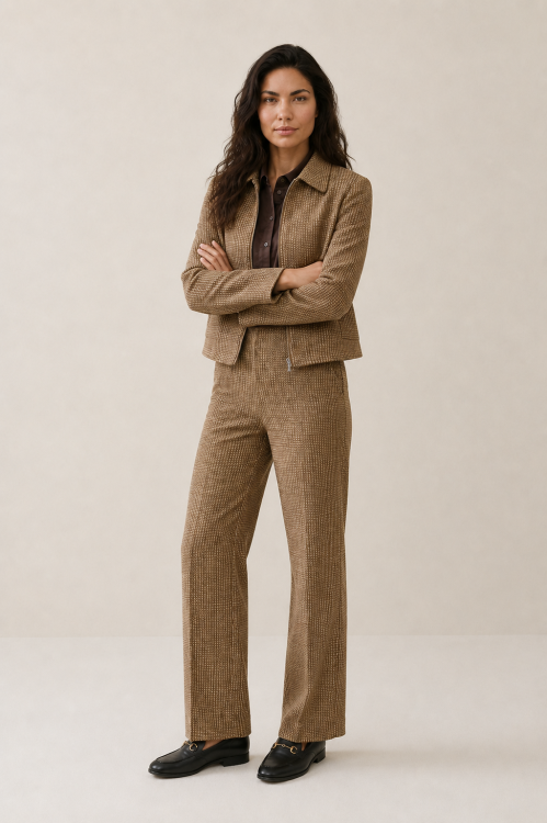 Broek Soul Lano Lurex Ruit