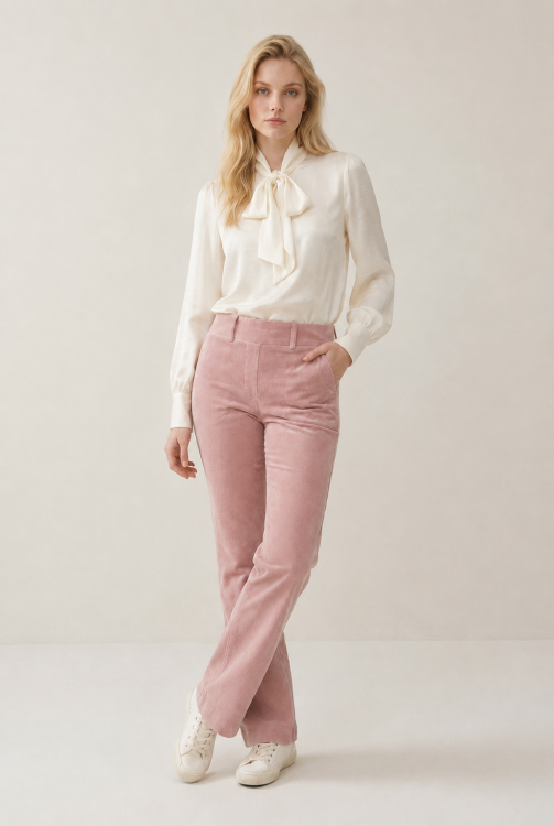 Broek Flair Velvet (7559 - Pink Frost)