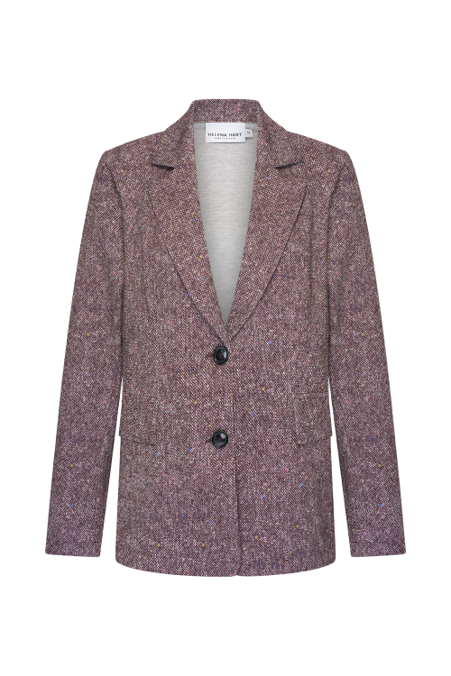Blazer Nick Lano Lurex (7839 - Donegal Tweed Burgundy)