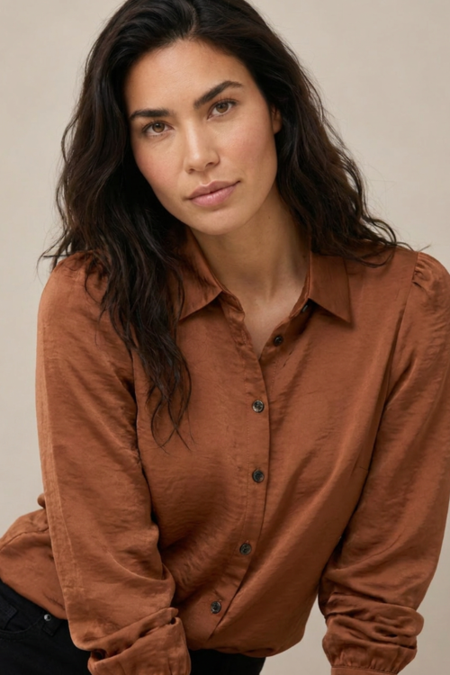 7678 - Blouse Fara cognac