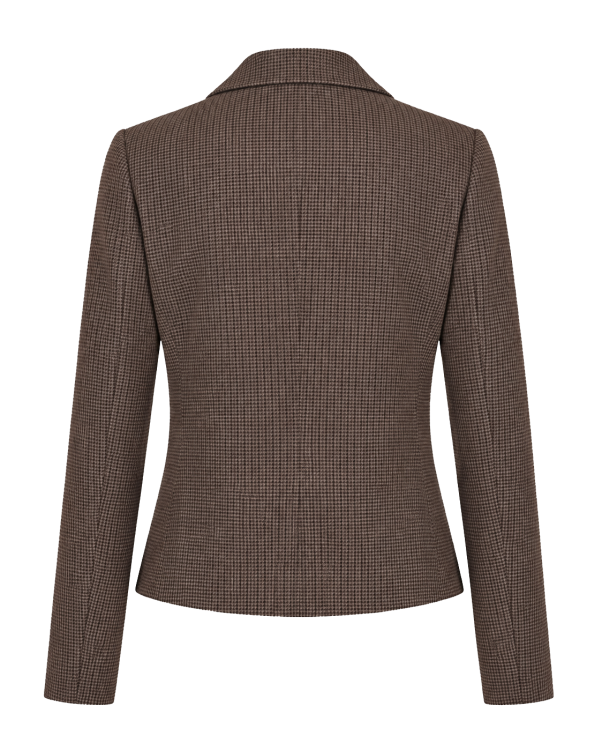 7963 - Blazer Cropped Lano G. wales choco