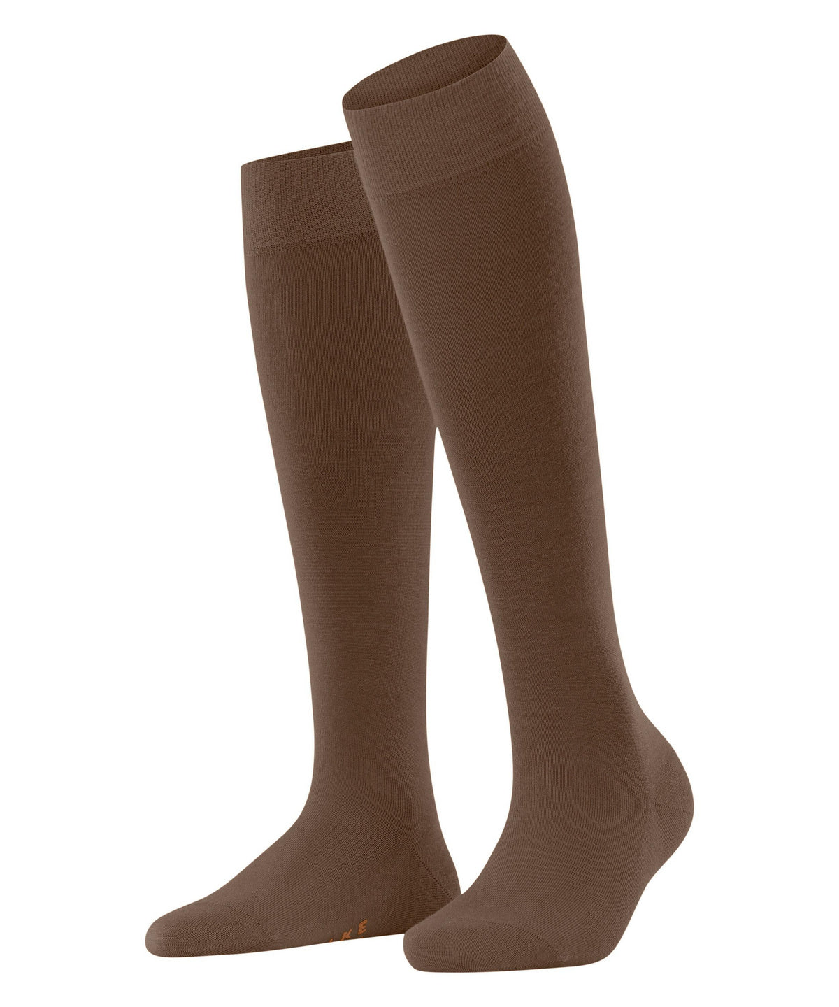 Softmerino Dames Kniekousen cappucino