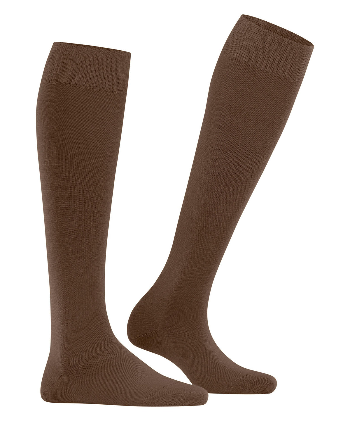 Softmerino Dames Kniekousen cappucino