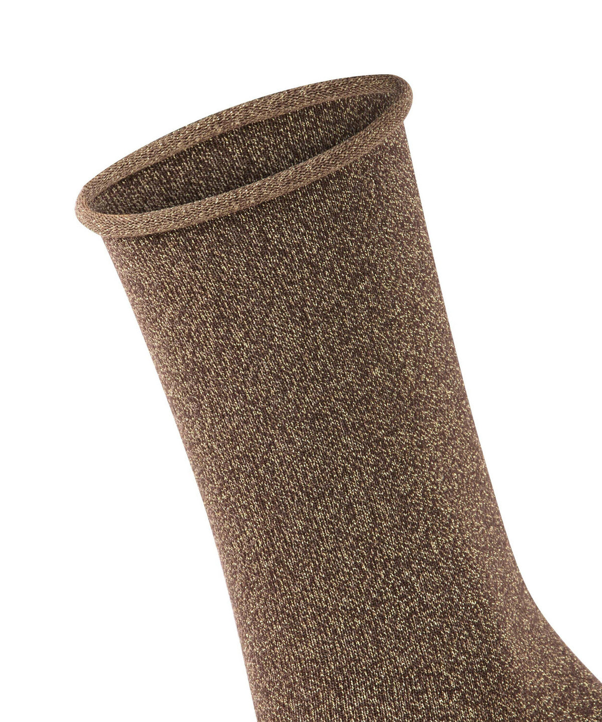 Shiny Dames Sokken dark brown