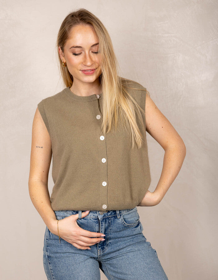Gilet Mireil Kaki