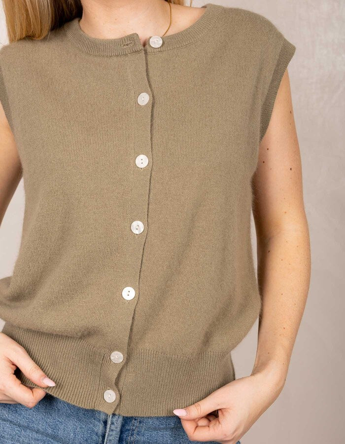 Gilet Mireil Kaki