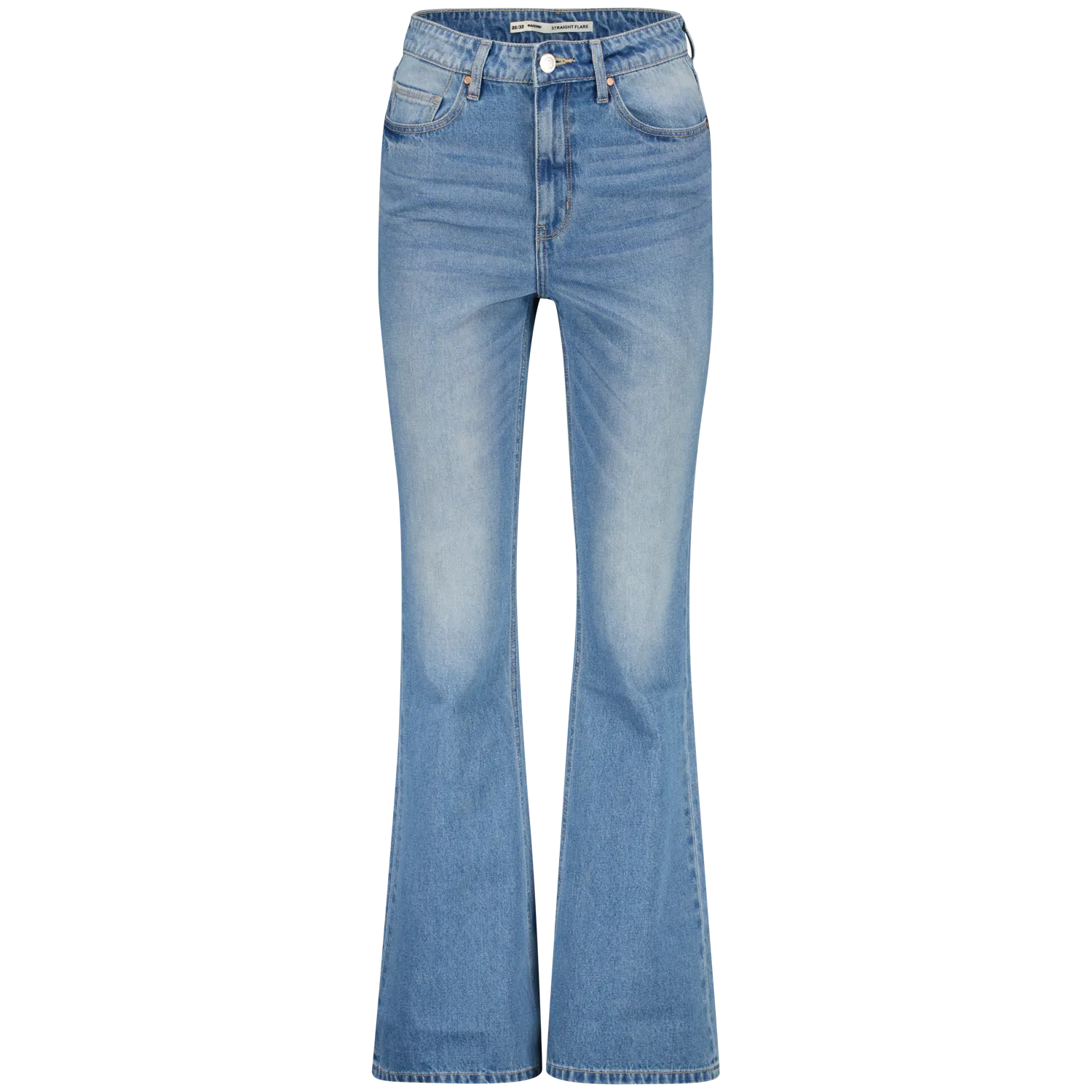 Raizzed Sunset Flare Jeans – Mid Blue Stone
