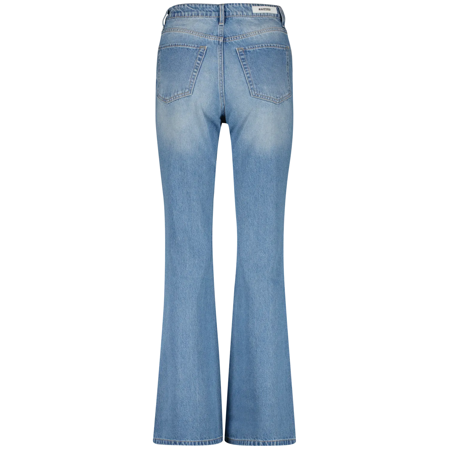 Raizzed Sunset Flare Jeans – Mid Blue Stone